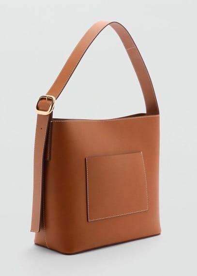 MANGO shopper bag leather - One size - Women Product Image