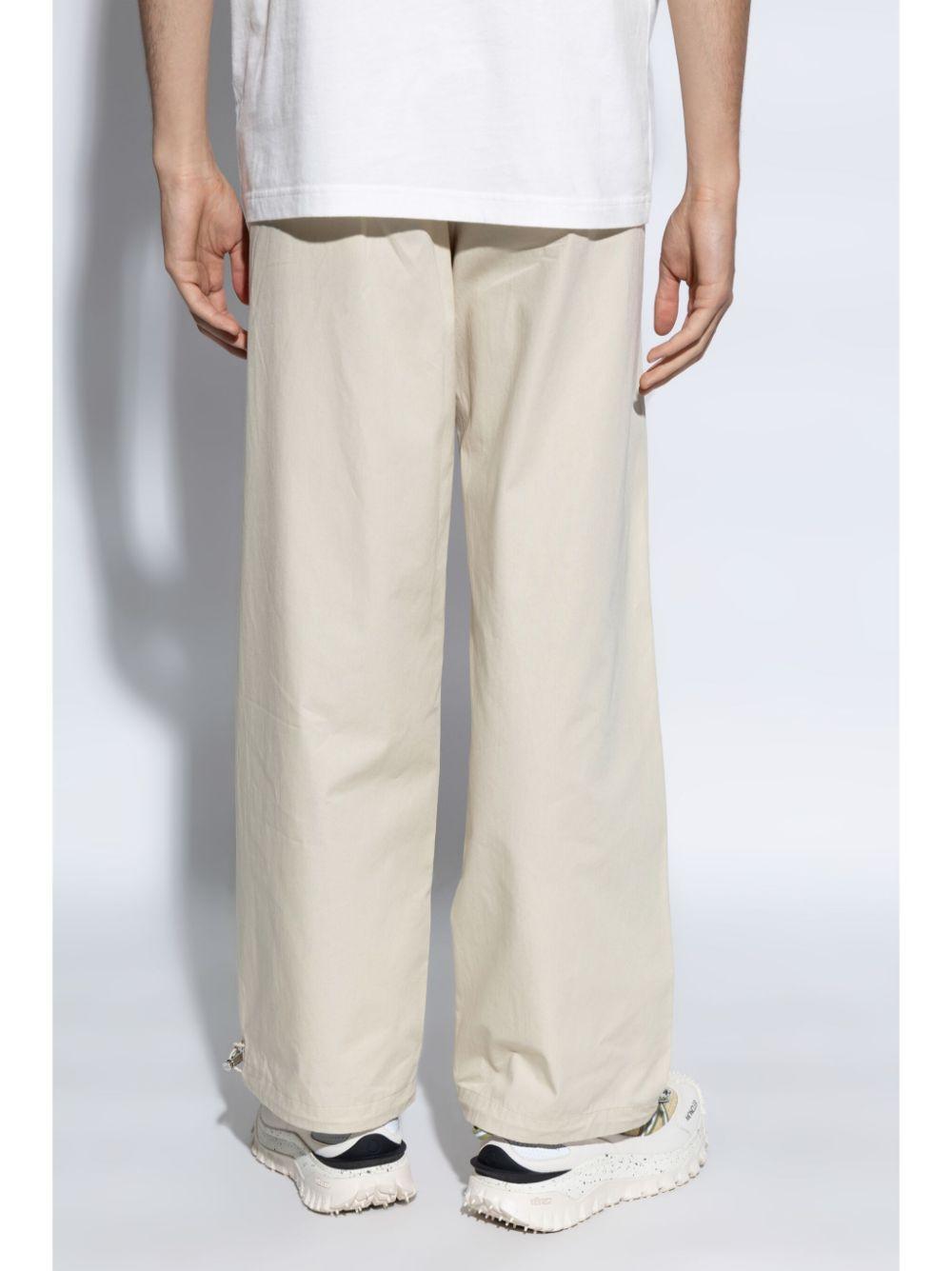 MONCLER Loose Fitting Pants In Lightbeige Product Image