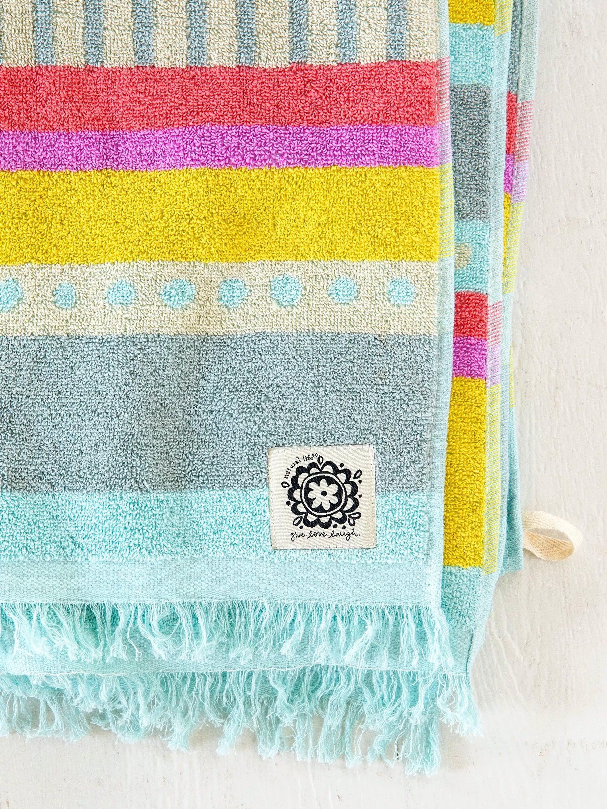 Cotton Bungalow Towel - Light Blue Grey Product Image