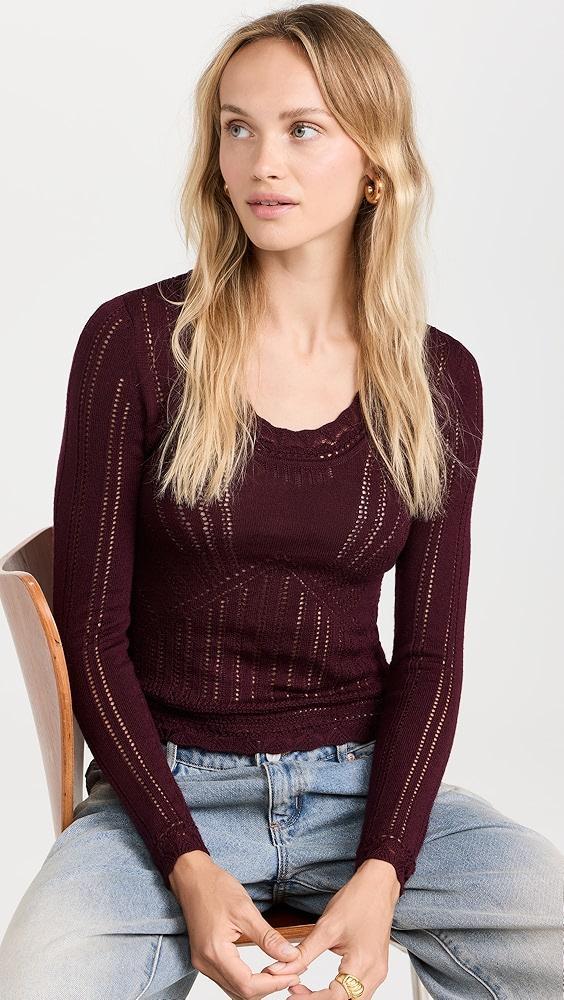 Sea Paxton Knit Long Sleeve Top | Shopbop Product Image