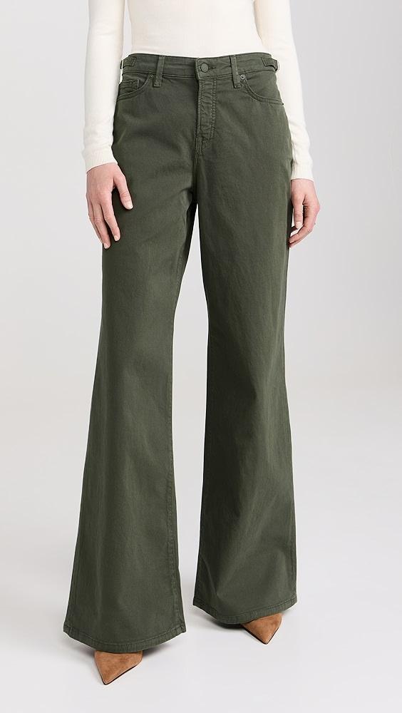 Good American Twill Good Ease Pants with Adjustable Tabs | Shopbop Product Image