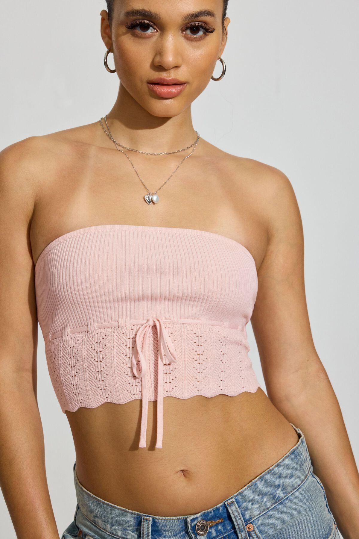 Pointelle Tube Top Product Image