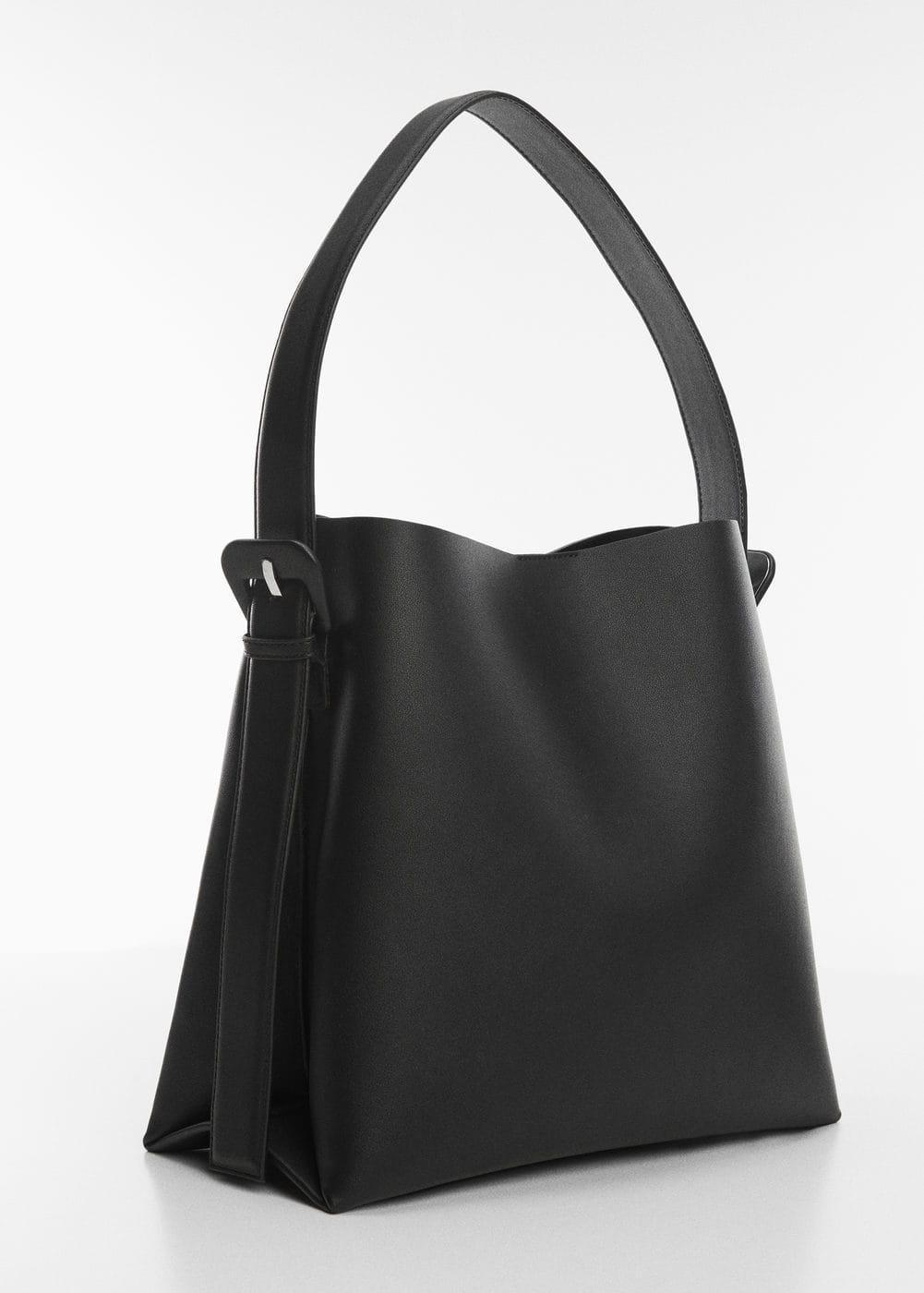 Mango Womens Buckle Detail Shopper Bag Product Image