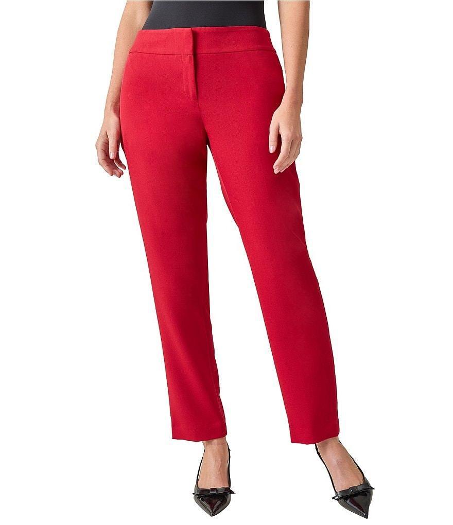 Kasper Petite Size Stretch Crepe Straight Leg Pants product image