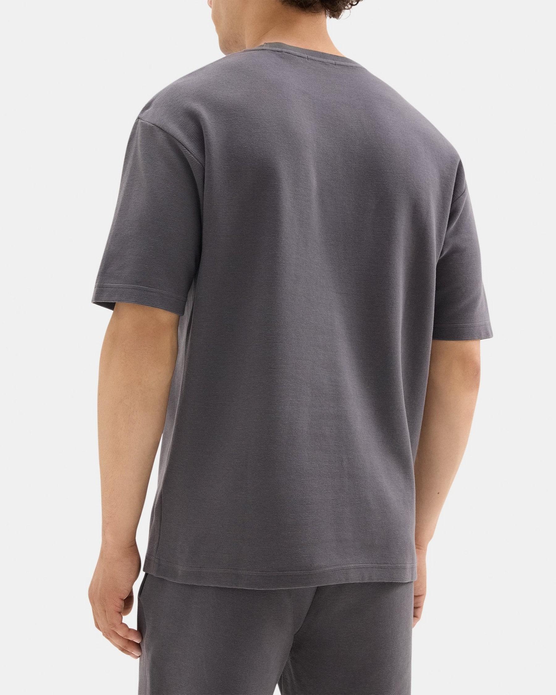 Relaxed Short-Sleeve Tee in Stretch Cotton Product Image