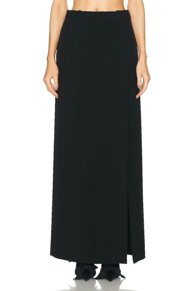 Balenciaga Slit Tailored Skirt Black. (also in ). Product Image