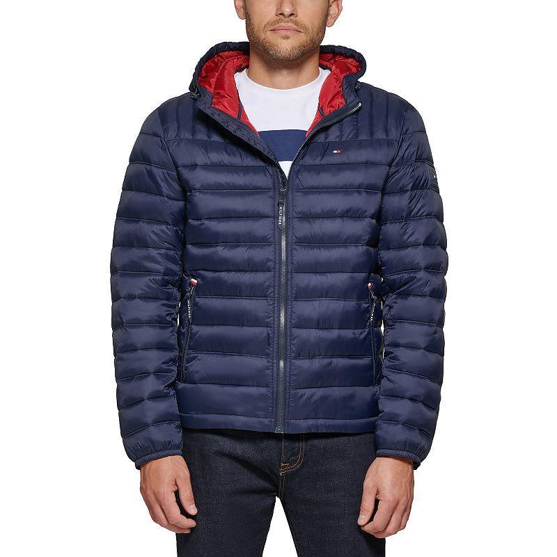 Mens Tommy Hilfiger Hooded Puffer Jacket Product Image