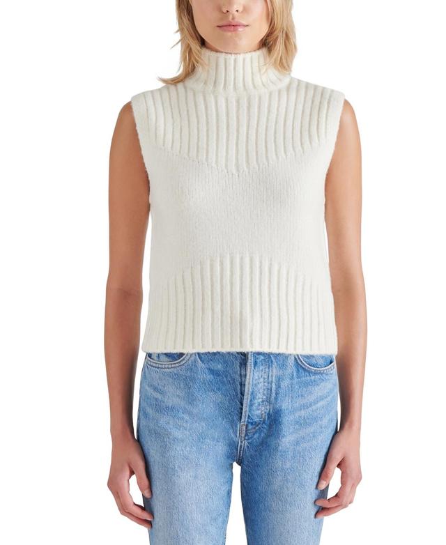 Steve Madden Womens Serin Mock-Neck Sleeveless Sweater Product Image