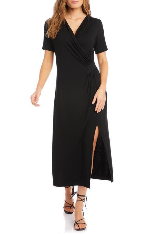 Karen Kane Faux Wrap Jersey Midi Dress Product Image