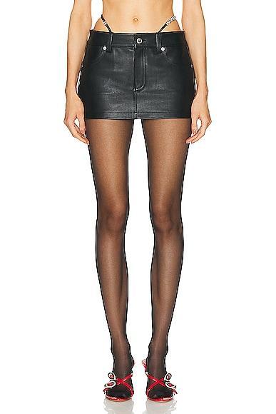 Alexander Wang Mini Skort With Diamante Charms Product Image
