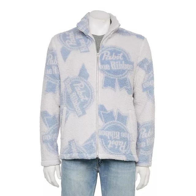 Mens Allover Print Sherpa Jacket Product Image