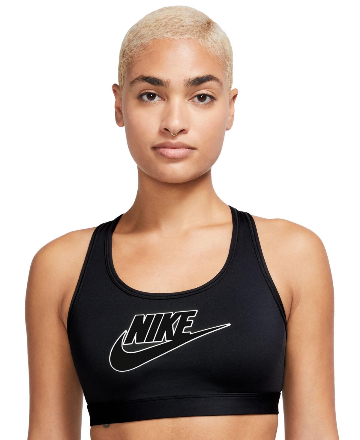 Nike Womens Swoosh Logo Medium-Support Padded Sport Bra Product Image