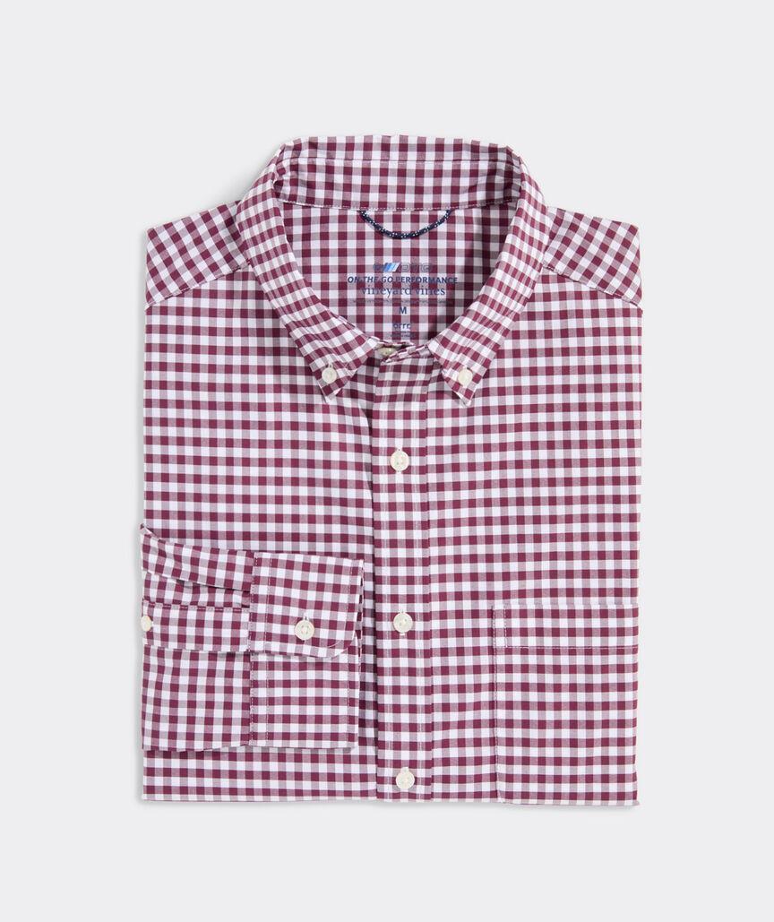 On-The-Go brrr° Gingham Shirt Product Image