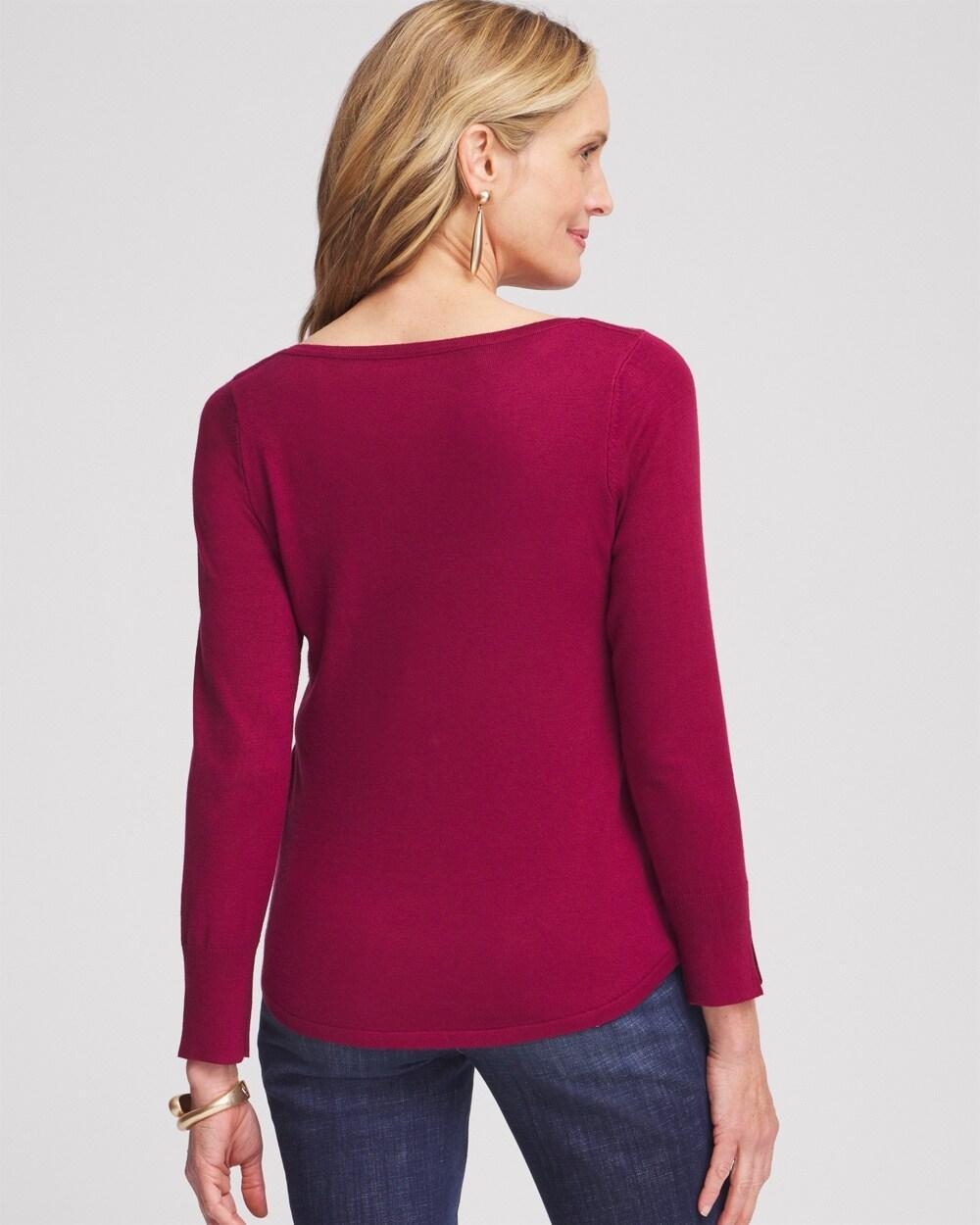 Women's Ecovero Button Cuff Turtleneck Sweater Product Image