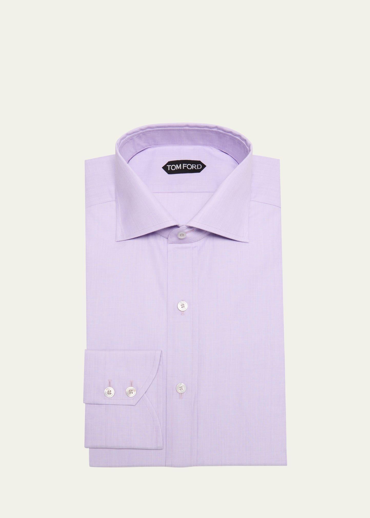 Mens Slim Fit Cotton Dress Shirt Product Image