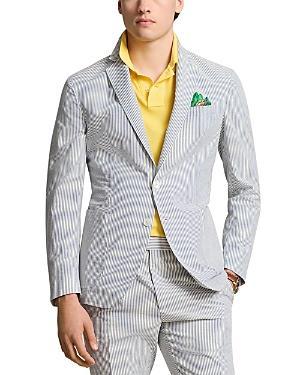 Mens Seersucker Single-Breasted Sport Coat Product Image