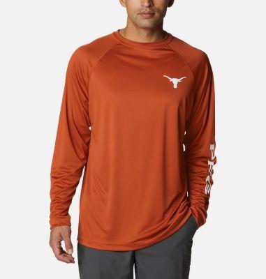 Mens Pfg Burnt Orange Texas Longhorns Terminal Tackle Omni-Shade Long Sleeve T-shirt Product Image