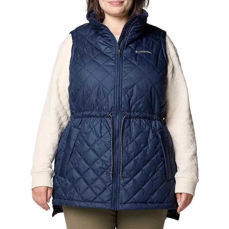 Plus Size Columbia Copper Crest II Mid Vest, Womens Collegiate Blue Product Image