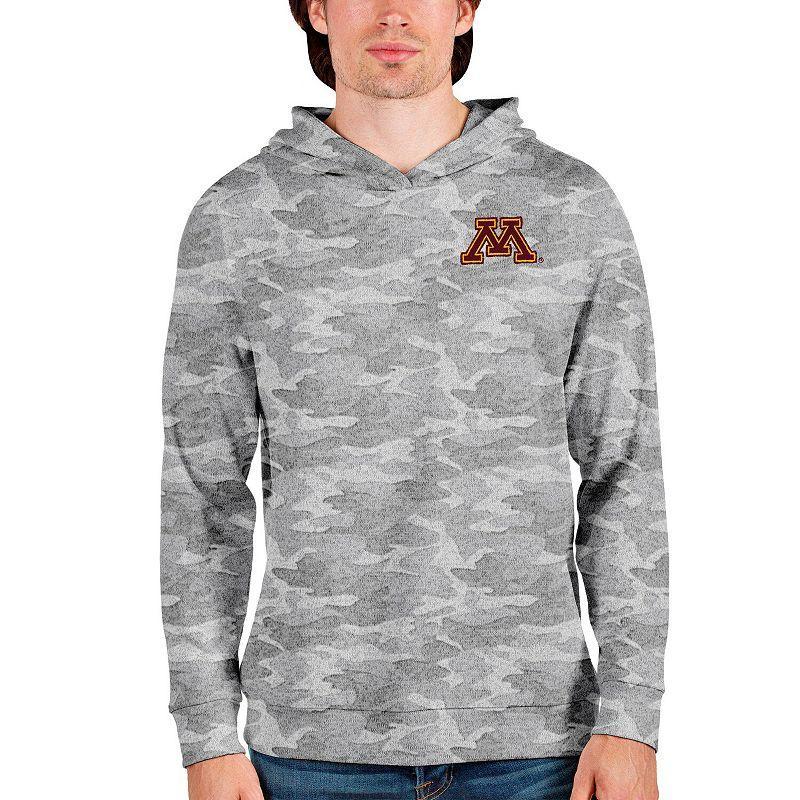 Mens Antigua Camo Minnesota Golden Gophers Absolute Pullover Hoodie Product Image