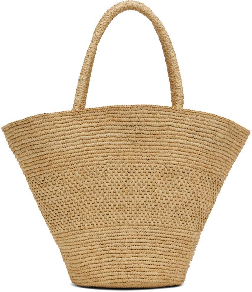 THE ROW Beige Emilie Tote In Natas Natural Ans Product Image