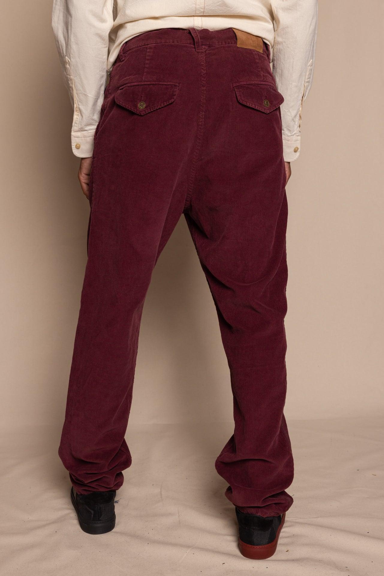 Rowan Trouser | Corduroy Wine Male Product Image