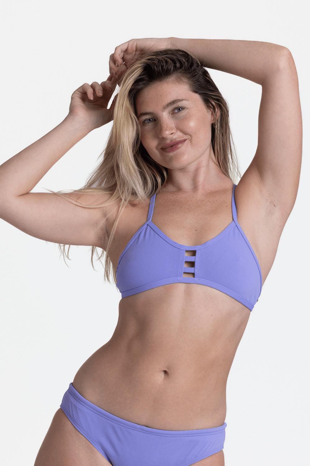 Tomcat Bikini Top - Lavender Female Product Image