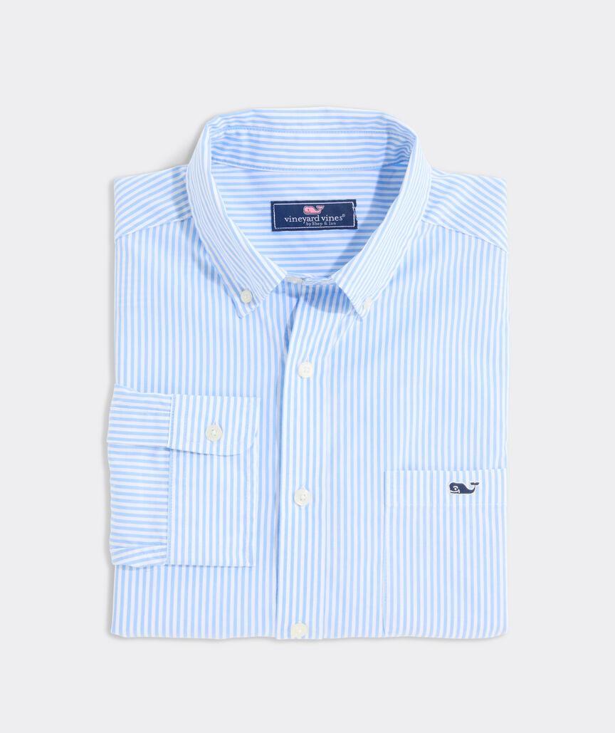 Stretch Poplin Stripe Shirt Product Image