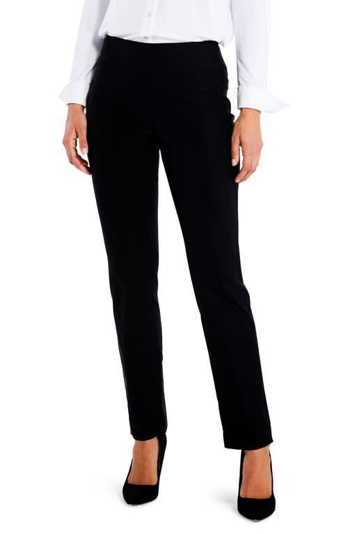 NIC+ZOE Wonderstretch Pocket Pants Onyx) Women's Clothing Product Image