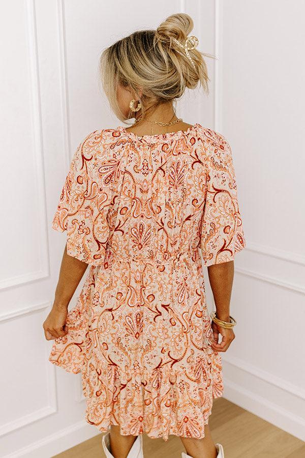 Seeking The Shore Paisley Shift Dress Product Image