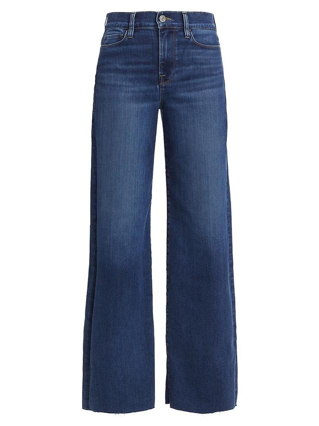 Womens Le Slim Wide-Leg Jeans Product Image