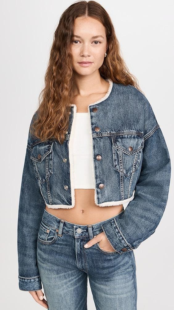 Denimist Oversized Cropped Denim Jacket | Shopbop product image