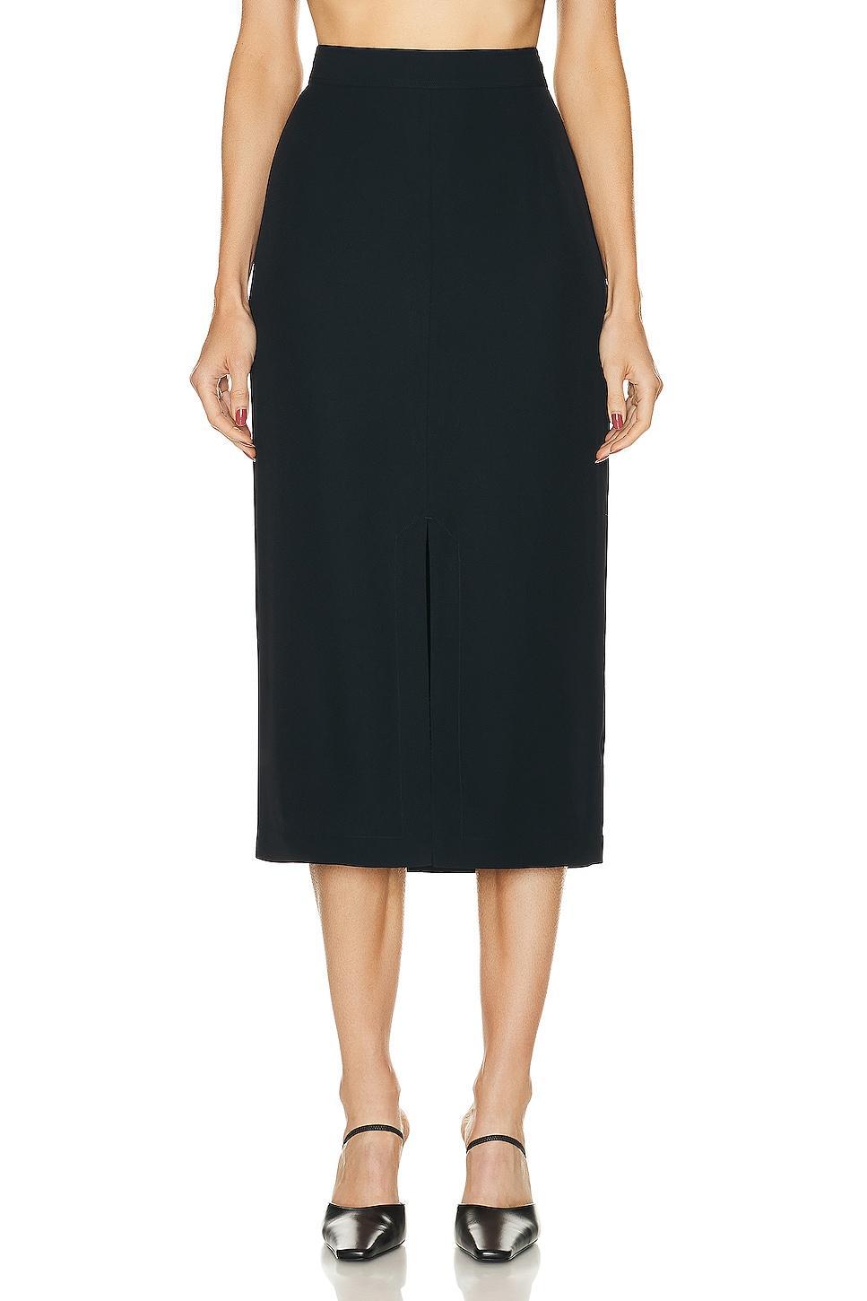 Toteme Front Split Satin Midi Skirt product image