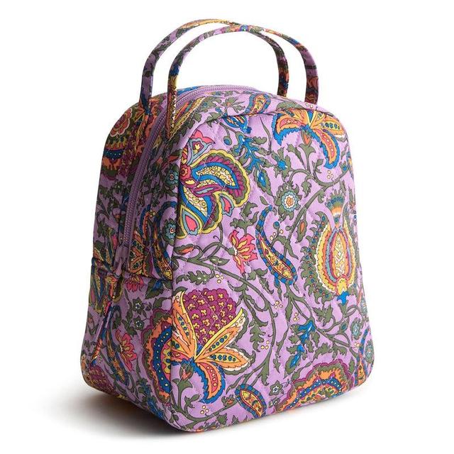 Vera Bradley Lunch Bag Women in Marrakesh Purple/Orange Product Image