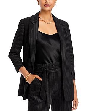 T Tahari Notch Lapel Open Front Blazer Product Image