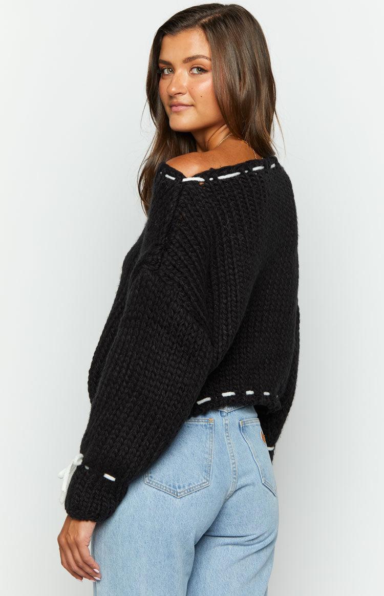 Bea Black Sweater Product Image