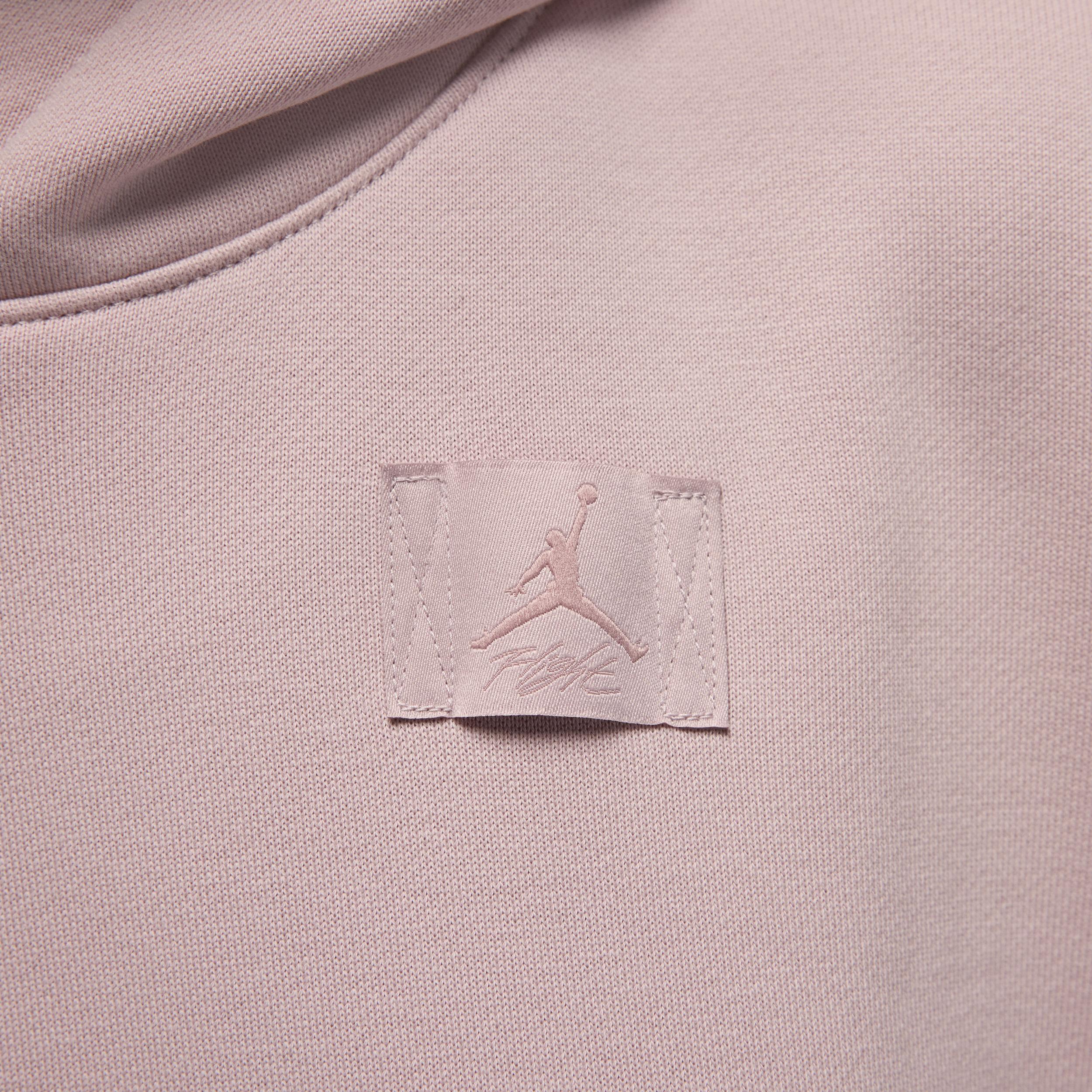 Women's Jordan Flight Fleece Satin-Lined Pullover Hoodie Product Image