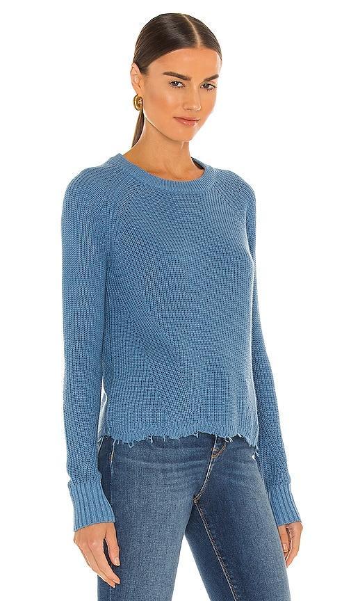 Autumn Cashmere Distressed Scallop Shaker in Blue. Product Image