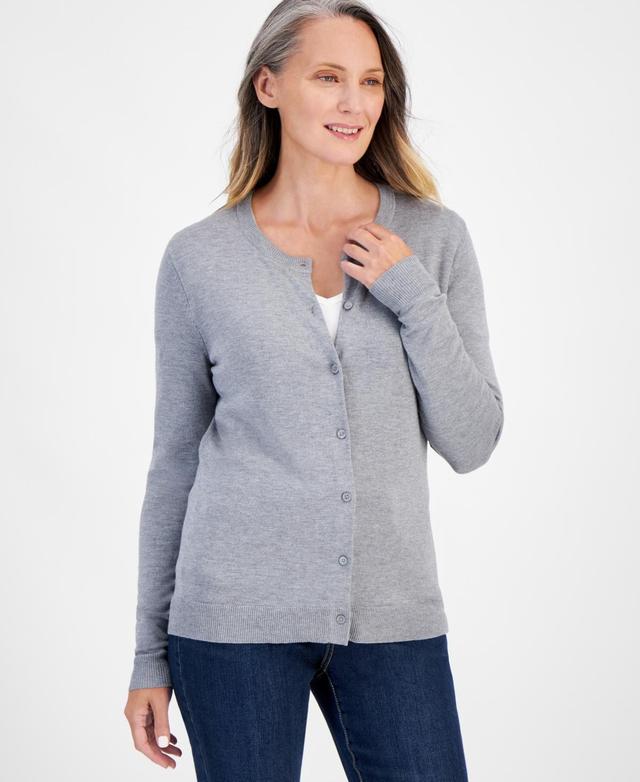 Style & Co Womens Button-Up Cardigan, Pp-4X, Created for Macys Product Image