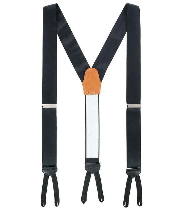 Trafalgar Sutton Solid Color Silk Formal End Suspenders Product Image