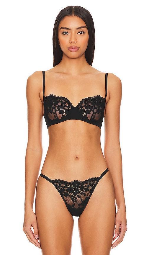 Natori Plush Romance Lace Underwire Balconette Bra Product Image