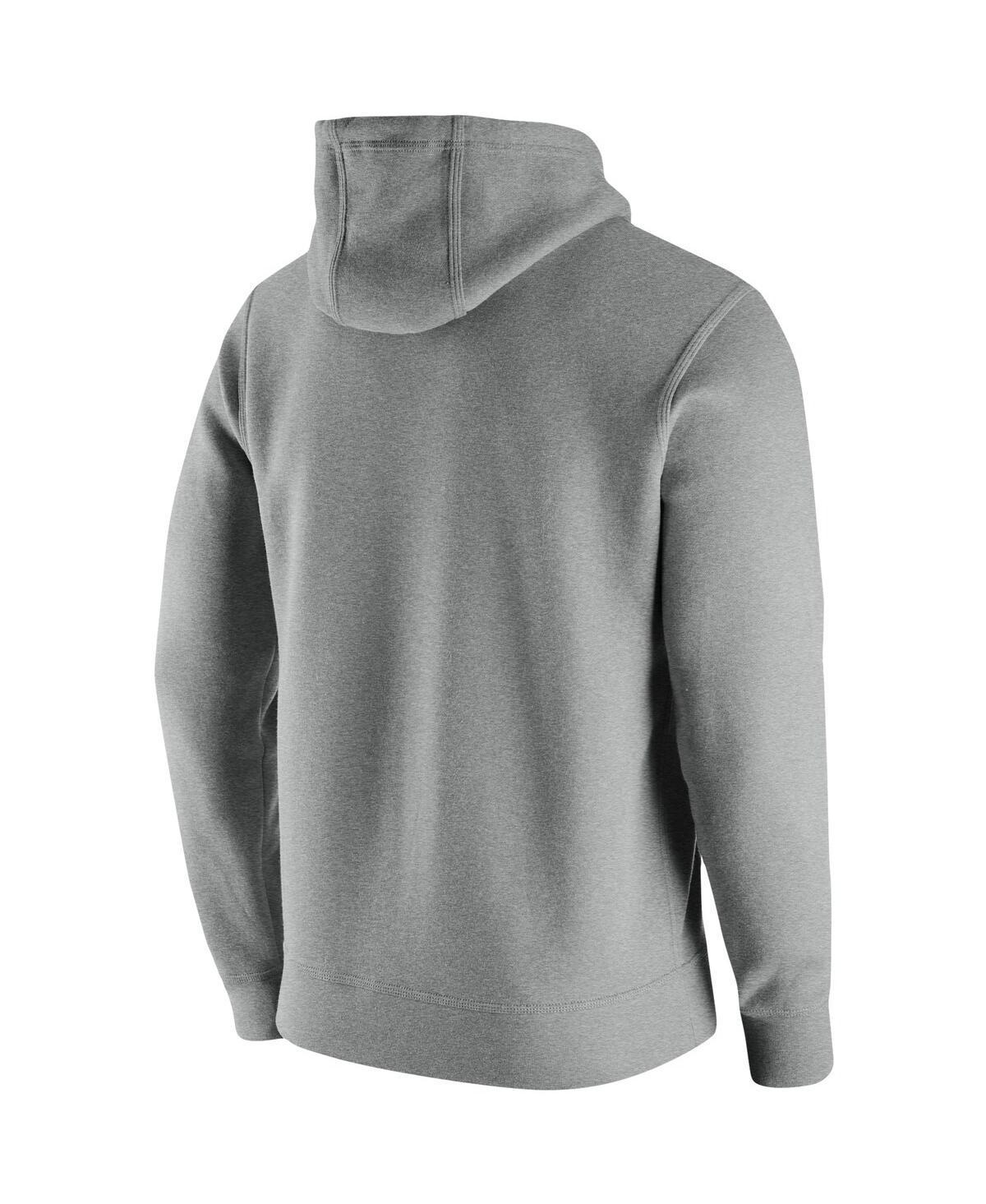 NIKE Men's  Heathered Gray Tennessee Volunteers Vintage-inspired School Logo Pullover Hoodie Product Image