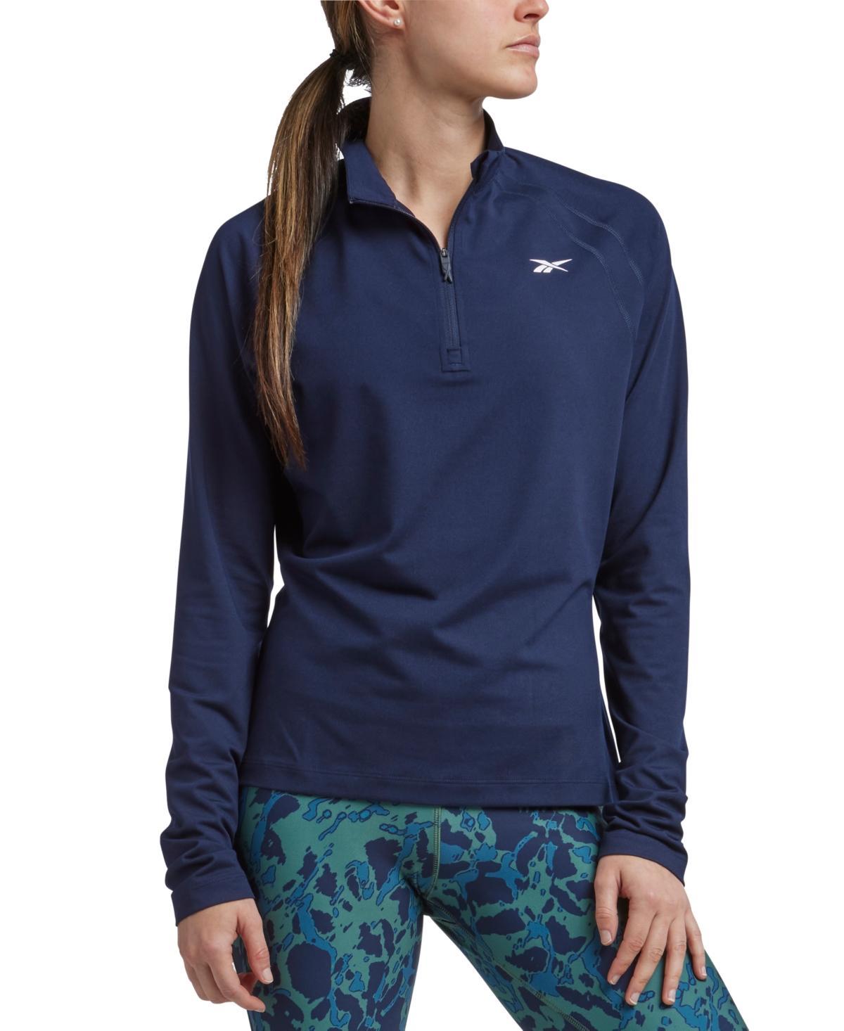 Reebok Womens Identity Performance Quarter Zip Top Product Image