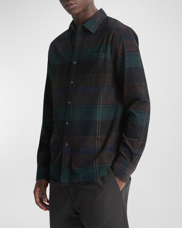 Men's Sierra Corduroy Plaid Sport Shirt Product Image