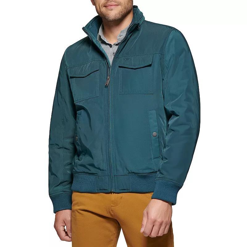 Mens Dockers 2-Pocket Bomber Jacket Green Product Image