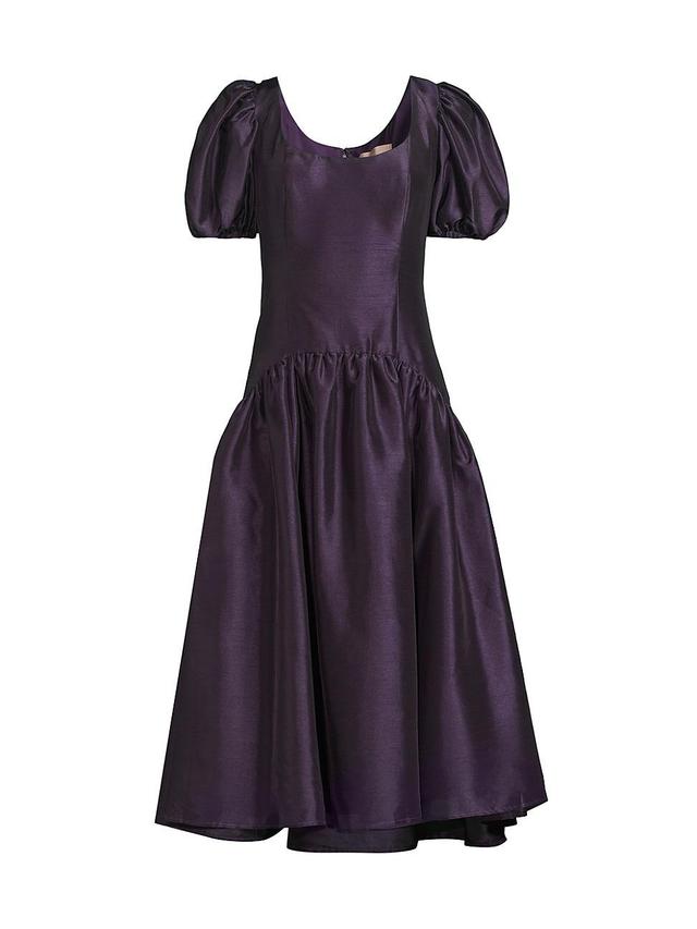 Womens Brighton Shantung Midi Dress Product Image