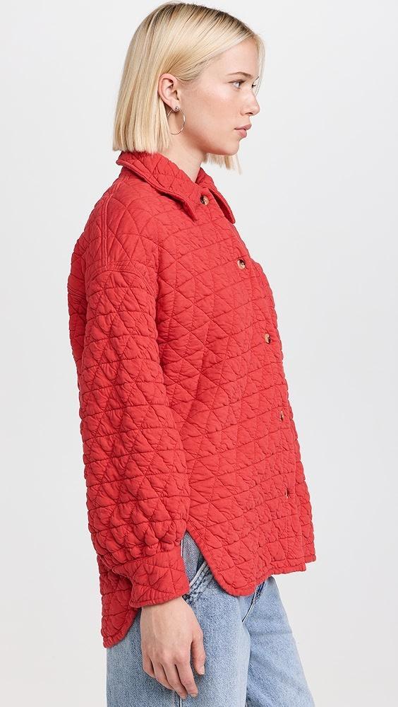 SUNDRY Quilted Shacket | Shopbop Product Image