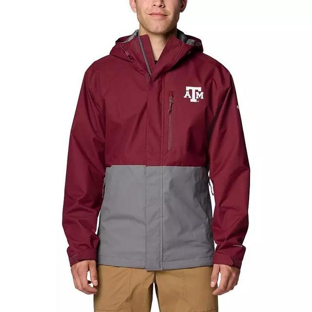 Mens Columbia Maroon Texas A&M Aggies Field Bound Omni-Tech Full-Zip Jacket Product Image