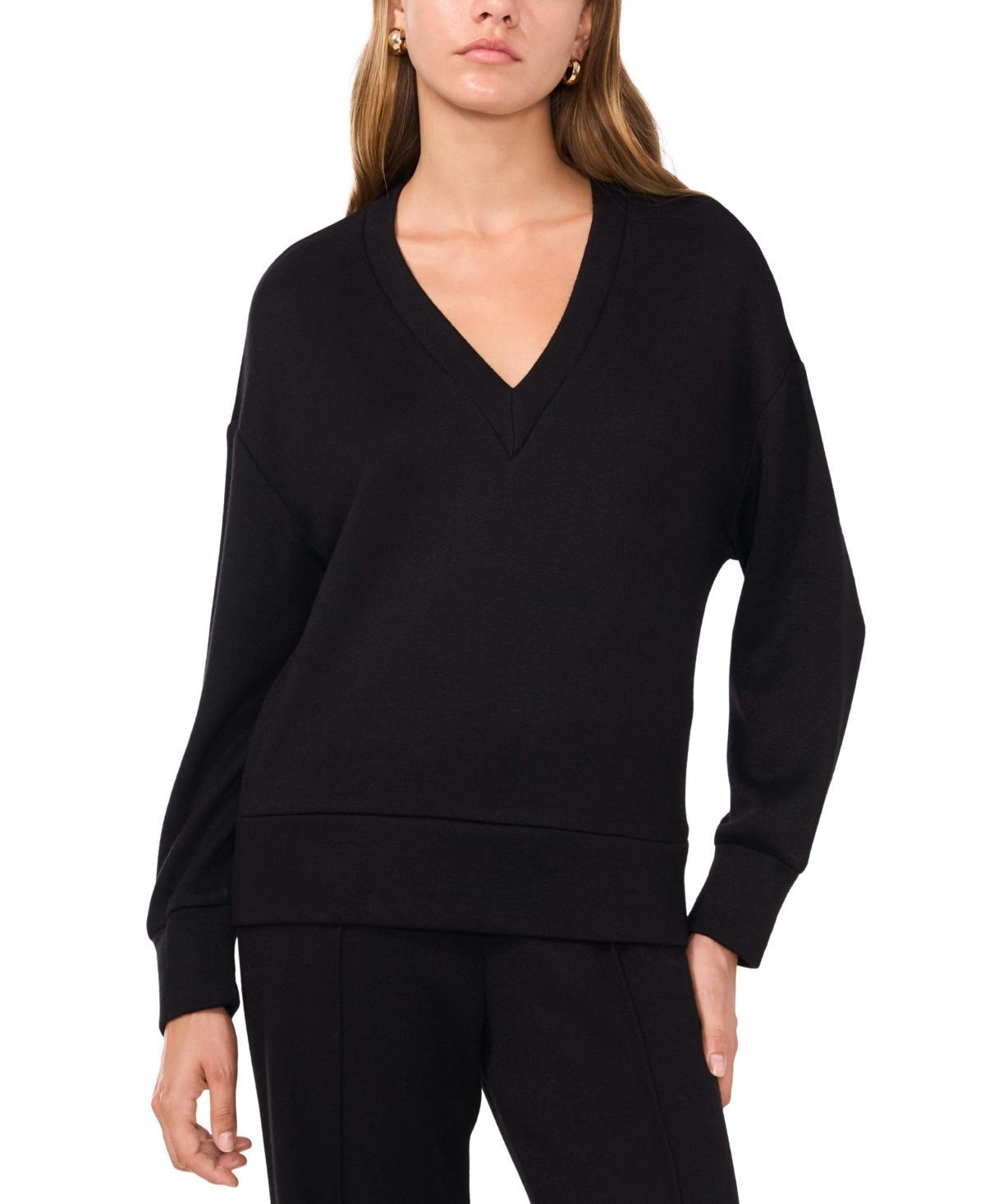 Vince Camuto Womens Knit V-Neck Sweater Product Image