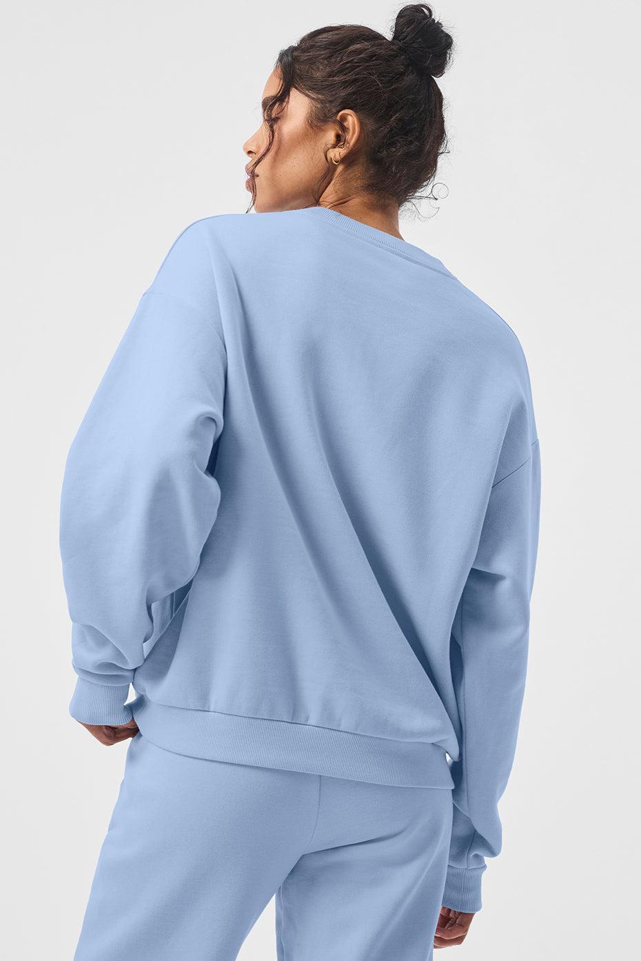 Accolade Crew Neck Pullover - Seashell Blue Female Product Image