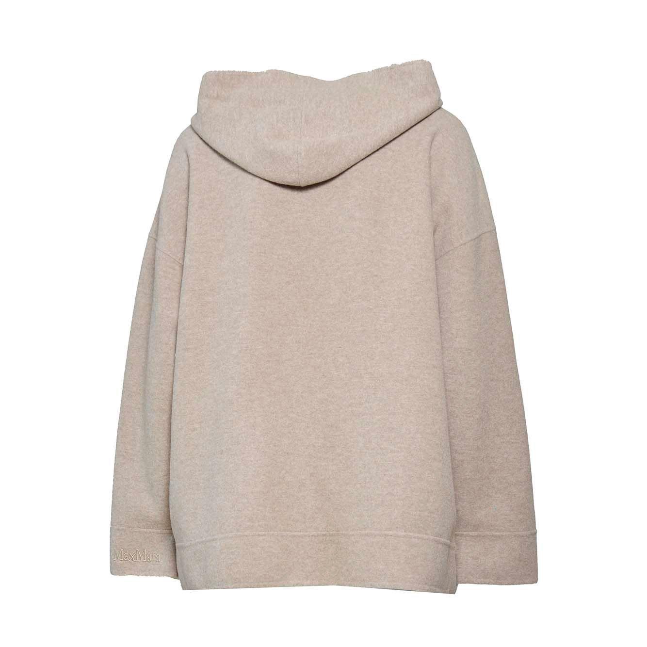 MAX MARA Saio - Wool And Cashmere Over Sweater In Brown Product Image